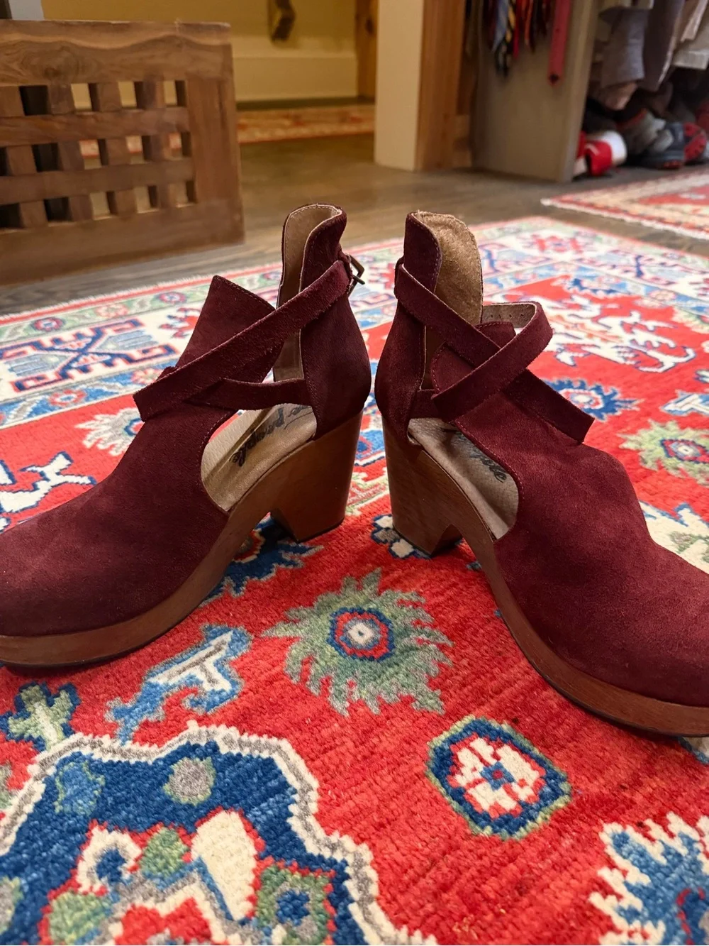 Free People stylish burgundy
